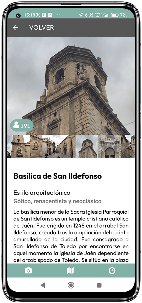 Ficha descriptiva de un monumento local