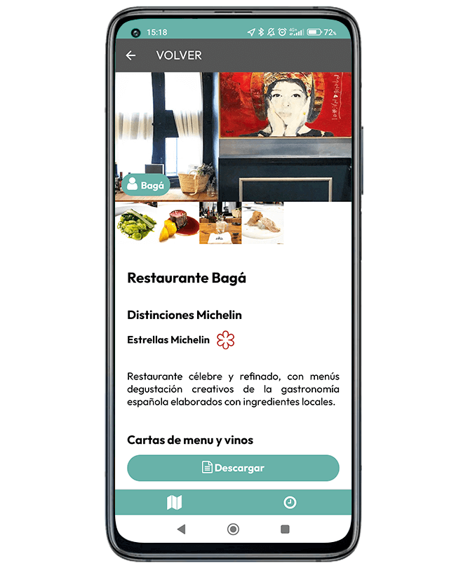 Ficha detallada de un restaurante en Descubre
