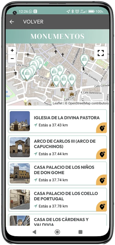 Listado de monumentos y lugares de interés